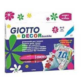 Giotto Decor Tekstil Boyası Askılı Paket 6Lı - 1