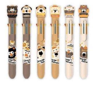 Gıpta 4270 Tükenmez Kalem - Strange Animal 8 Renk - 1