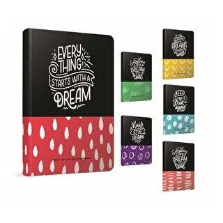Gıpta 4529 Dream İplik Dikiş Sert Kapak Defter A5 120 Yaprak Çizgili - 1