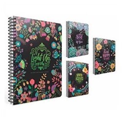 Gıpta 5083 Best Notes Defter Çizgili Spiralli Sert Kapak 120 Yaprak 17x24 Cm - Gıpta