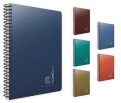 Gıpta 5686 Platinum Spiralli Pp Kapak Defter A4 80 Yp Kareli - Gıpta