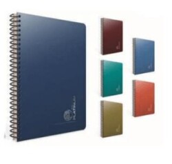 Gıpta 5691 Platinum Spiralli Pp Kapak Defter A4 120 Yaprak Kareli - Gıpta