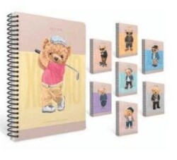 Gıpta 6267 Xoxo Spiralli Sert Kapak Defter 17X24 120 Yaprak Kareli - Gıpta