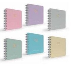 Gıpta 6440 Mıcro Notes Spiralli Sert Kapak Defter 16X16 100 Yaprak Kareli - Gıpta