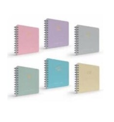 Gıpta 6448 Mıcro Notes Spiralli Sert Kapak Defter 17X24 100 Yaprak Kareli - Gıpta