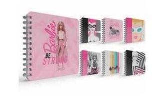 Gıpta 6932 Barbie Spiralli Sert Kapak Defter 16X16 100 Yaprak Çizgili - 1