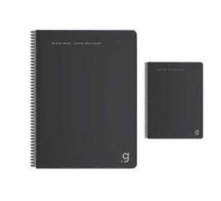 Gıpta 6948 Black Note Spiralli Pp Kapak Defter 17X24 80 Yp Kareli - 1