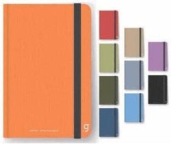 Gıpta 6975 Canvas Notes İplik Dikişli Sert Kapak Defter 9X14 96 Yaprak Çizgili - Gıpta