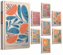 Gıpta 7241 Gardenia İplik Dikiş Sert Kapak Defter 13X16 120 Yaprak Çizgili - Gıpta