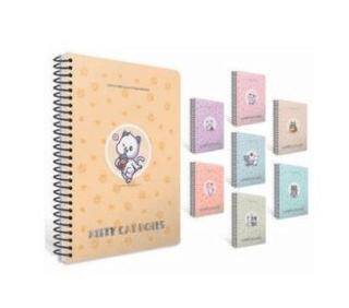 Gıpta 7280 Kitty Cat Spiralli Pp Kapak Defter A4 80 Kareli - 1