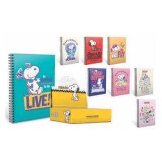 Gıpta 7316 Snoopy Spiralli A6 Karton Kapak Defter 80 Yaprak Çizgili - 1