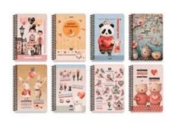 Gıpta 7329 Mono Plan Spiralli Sert Kapak 17x24 96 Yaprak Planner - 1