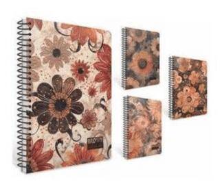 Gıpta 7436 Brown Book Spiralli Sert Kapak Defter 17X24 100 Kareli - 1