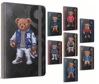 Gıpta 7466 Xoxo İplik Dikişli Sert Kapak Defter 13X21 120 Çizgili - 1