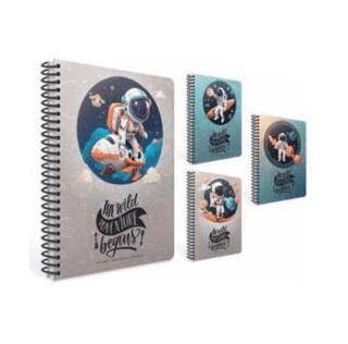 Gıpta 7551 Wıldbook Spiralli Ofset Pp Kapak Defter A6 80 Yaprak Çizgili - 1