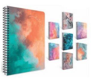 Gıpta 7553 Smoke Spiralli Ofset Pp Kapak Defter A4 80 Çizgili - 1