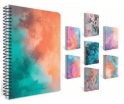 Gıpta 7554 Smoke Spiralli Ofset Pp Kapak Defter A4 80 Kareli - Gıpta