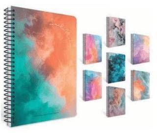 Gıpta 7554 Smoke Spiralli Ofset Pp Kapak Defter A4 80 Kareli - 1