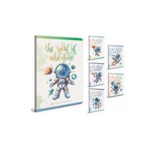 Gıpta 7591 Spırıt Tel Dikişli Karton Kapak Defter A6 60 Yaprak Çizgili - 1