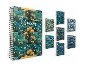 Gıpta 7707 Vıncent Spiralli Pressboard Kapak Defter 20X28 80 Kareli - 1