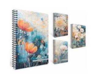 Gıpta 7721 Level Notes Spiralli Pressboard Kapak Defter 20X28 80 Yaprak Kareli - 1