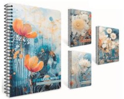 Gıpta 7722 Level Notes Spiralli Pressboard Kapak Defter 17X24 80 Yaprak Çizgili - Gıpta