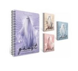 Gıpta 7728 Ghost Notes Spiralli Ofset Pp Kapak Defter A4 80 Yaprak Çizgili - Gıpta
