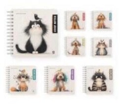 Gıpta 7746 Good Notes Spiralli Sert Kapak Defter 16X16 80 Yaprak Çizgili - Gıpta