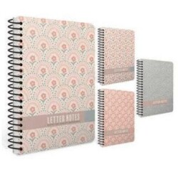 Gıpta 7852 Letter Notes Spiralli Sert Kapak Defter 17X24 120 Yaprak Kareli - Gıpta