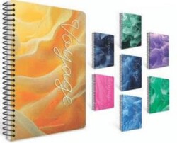 Gıpta 7917 Voyage Spiralli Ofset Cr Pp Kapak Defter A4 80 Yaprak Kareli - Gıpta