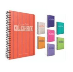 Gıpta 8379 Collegebook Spiralli Lx-Carton Kapak Defter A6 80 Yaprak Çizgili - Gıpta