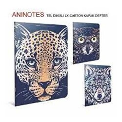 Gıpta Aninotes Defter Tel Dikiş Karton Kapak A4 60 Yaprak Kareli - Gıpta