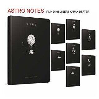 Gıpta Astro Notes Çizgili Defter İplik Dikiş Sert Kapak A7 120 Yaprak - 1