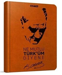 Gıpta Atatürk Ip Dikiş Sert Kapak Defter 13X21 120 Yaprak Çizgili - Gıpta