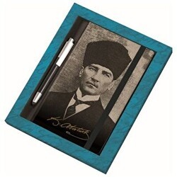 Gıpta 0S107 Atatürk Set 13X21 Günlük Ajanda+Touch Pen Kalem 2026 - Gıpta