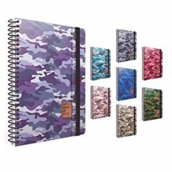 Gıpta Backup Notes Defter Noktalı Spiralli Sert Kapak 120 Yaprak 17x24 Cm - Gıpta