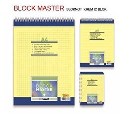 Gıpta Block Master Spiralli Karton Kapak Blok A4 100 Yaprak Çizgili - Gıpta
