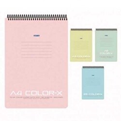 Gıpta Color-X Bloknot Çizgili Pp Kapak Spiralli A4 80 Yaprak - Gıpta