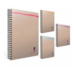 Gıpta Deepspace Notes Defter Spiralli Sert Kapak 17x24 Cm 120 Yaprak Kare - Gıpta