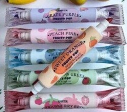 Gıpta F1479 Çift Uçlu Meyve Kokulu Fosforlu Kalem 6 Renk Set - Gıpta