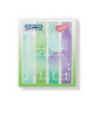 Gıpta F1709 Fosforlu Markör - Pıckpen Shıne 4Lü Set Açık Renk - 1