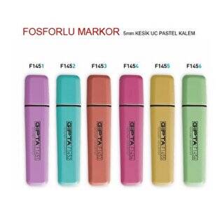 Gıpta Fosforlu Markör 5Mm Kesik Uç Pastel Turuncu - 1