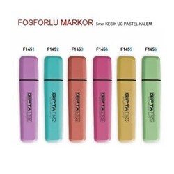 Gıpta Fosforlu Markör 5Mm Kesik Uç Pastel Yeşil - Gıpta