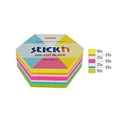 Gıpta Gıpta Stickn 61x67 Neon Altıgen Yaprak Yapışkan Notblok 250 Yaprak - Gıpta