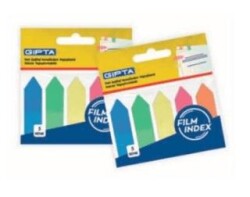 Gıpta K0115 Yapışkan Not-Ok Film Ayraç 5X12X44Mm 25 Yaprak Neon 5 Renk - Gıpta