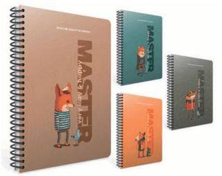 Gıpta Lazy Master Tel Dikişl Karton Kapak Defter A4 60 Yaprak Kar - 1