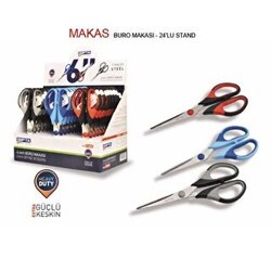 Gıpta Makas Büro Tip 6 Inch 3 Renk Mix - Gıpta