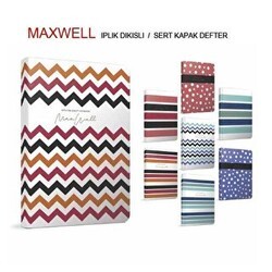 Gıpta Maxwell İplik Dikiş Sert Kapak Defter 17x24 Cm 120 Yaprak Çizgili - Gıpta