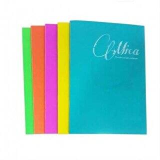 Gıpta Mica Güzel Yazı Defteri Rehber Tel Dikiş Plastik Kapak A5 40 Yaprak - 1