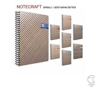 Gıpta Notecraft Defter Spiralli Sert Kapak 17x24 Cm 120 Yaprak Çizgili - 1